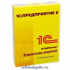 Клиентская лицензия на 5 р.м. 1С:Предпр.8 на soft-buhgaite.ru