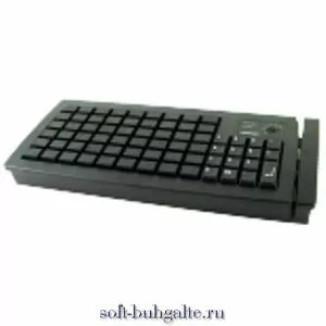 Программируемая клавиатура Posiflex KB-6800U-B с ридером магнитных карт на 1-3 дорожки на soft-buhgalte.ru